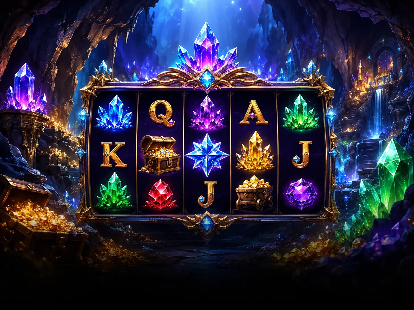 รูปเกมสล็อต Crystal Cavern 288UP