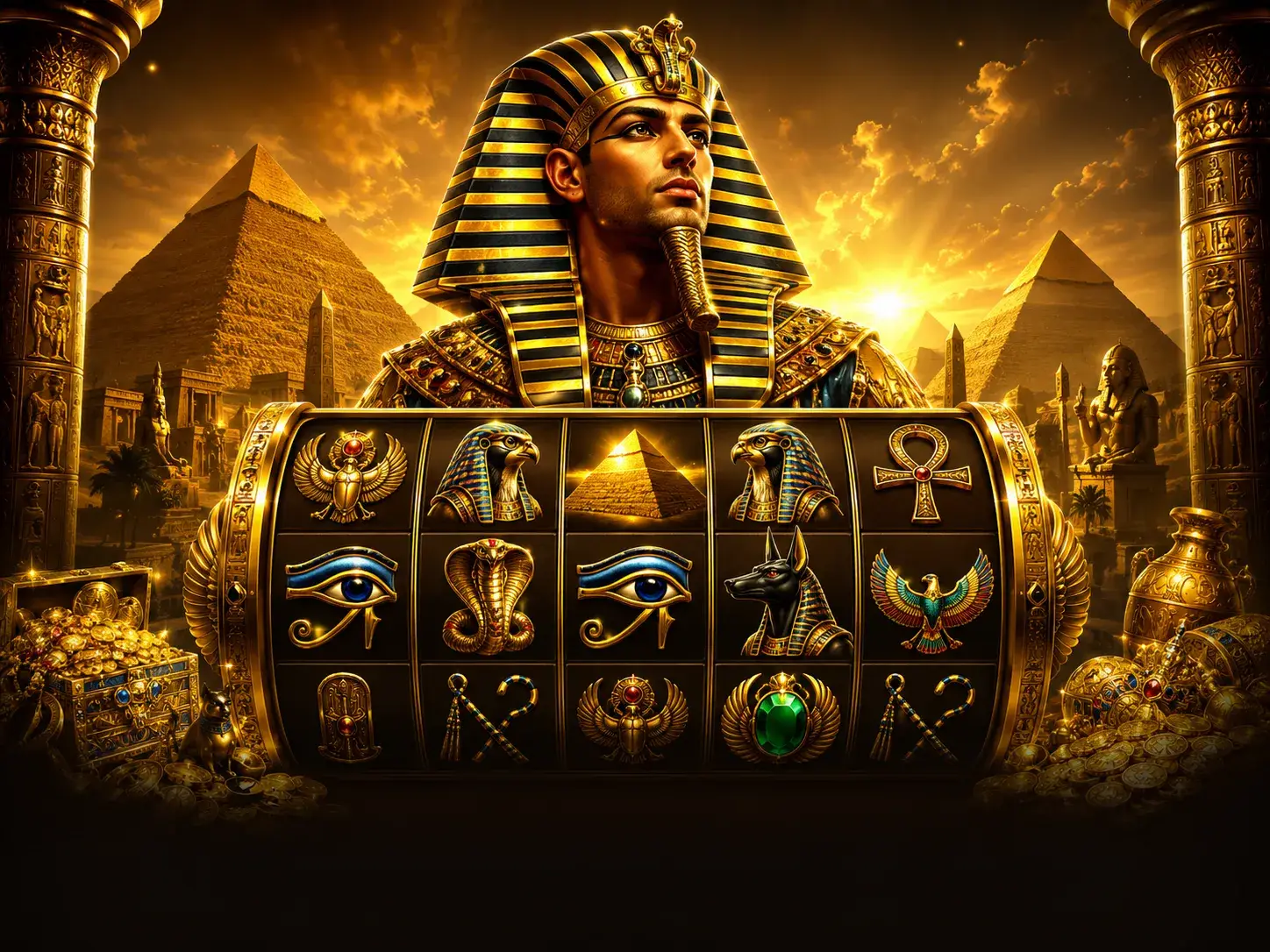 รูปเกมสล็อต Golden Pharaoh 288UP