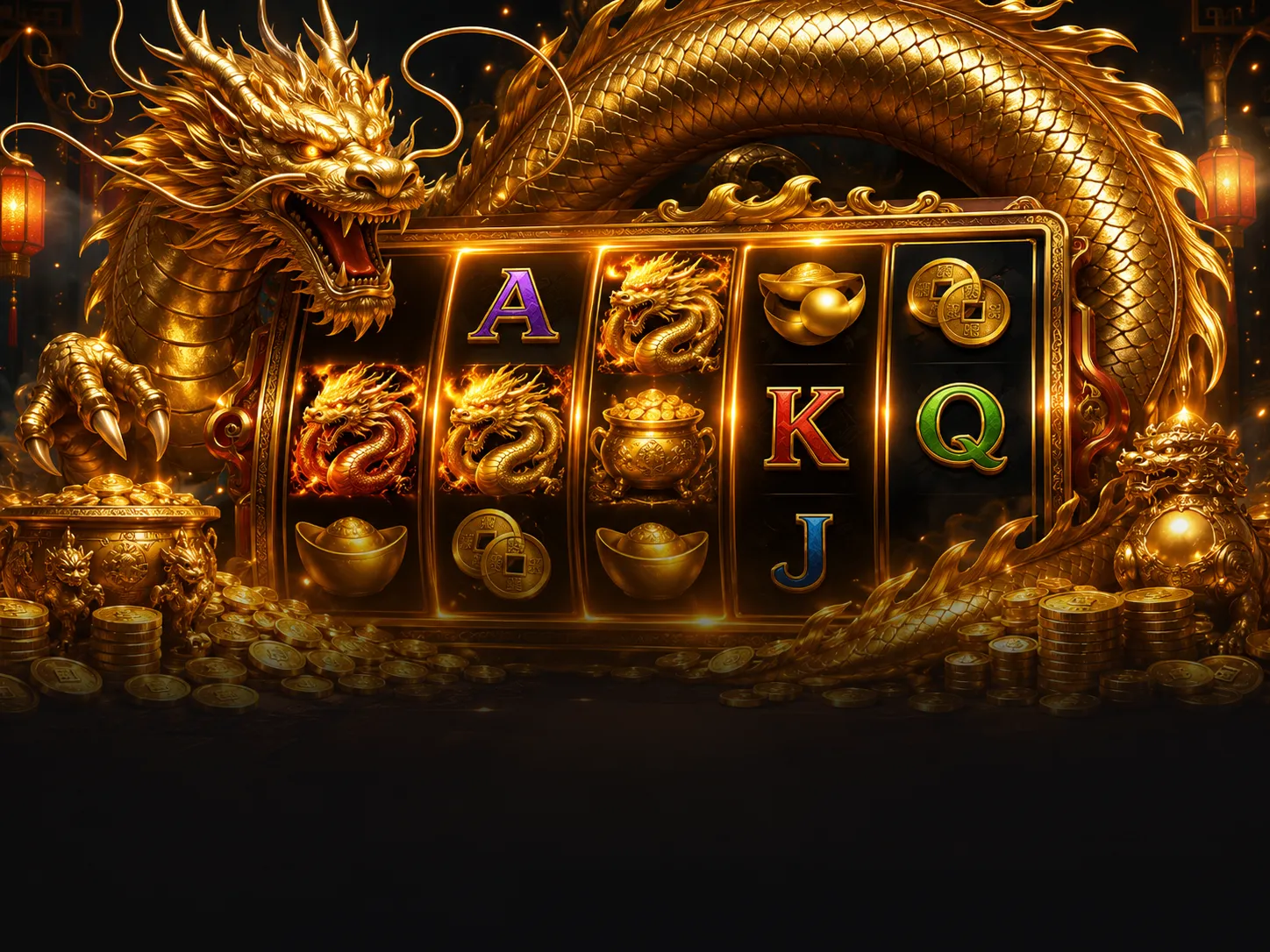 รูปเกมสล็อต Dragon's Fortune 288UP