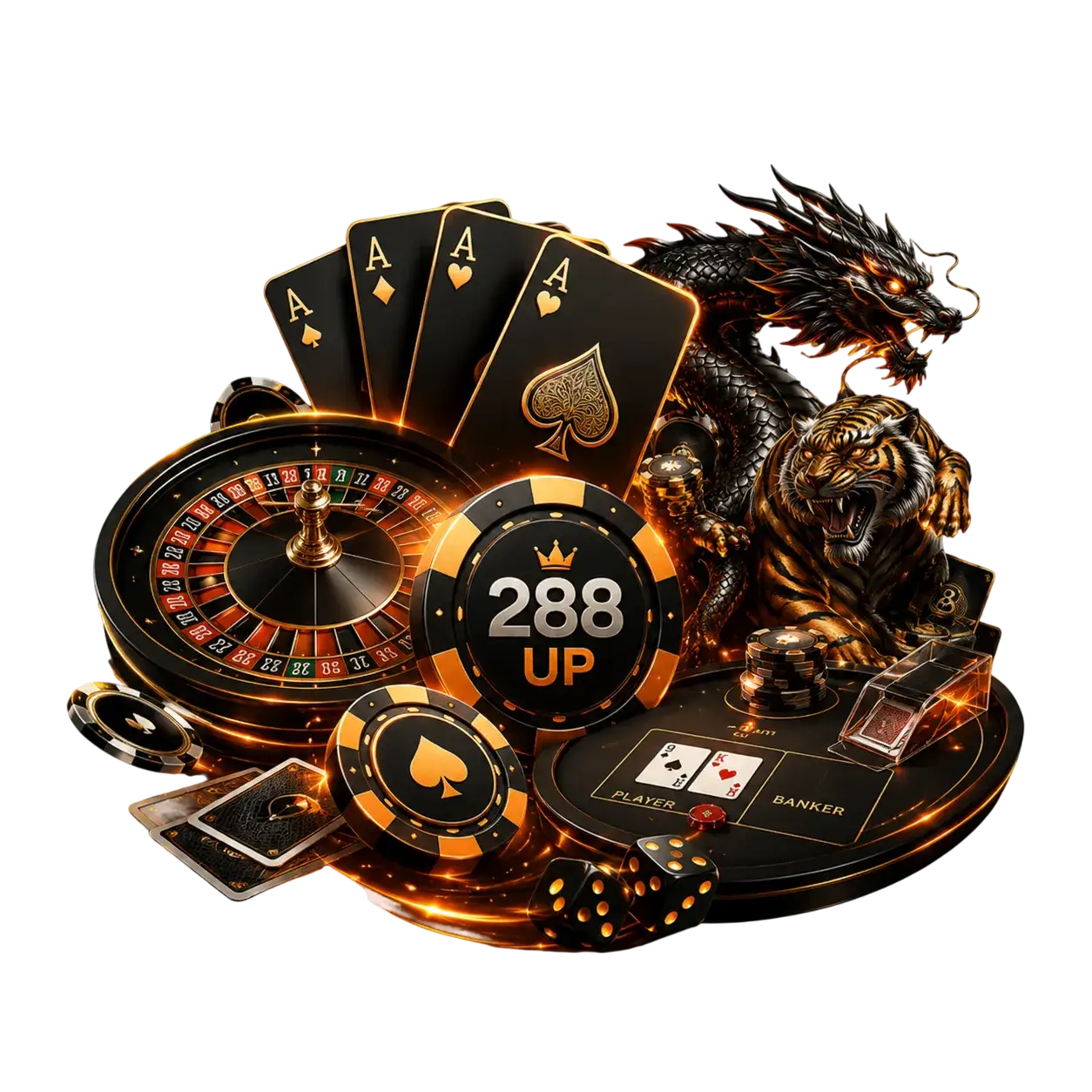 ไอคอนเกมคาสิโนหลากหลาย 288UP
